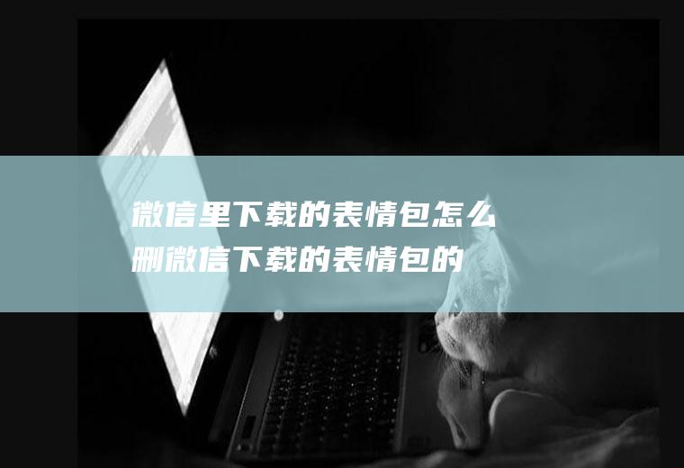 微信里下载的表情包怎么删(微信下载的表情包的方法)