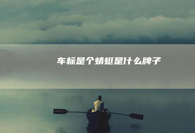 车标是个蜻蜓是什么牌子