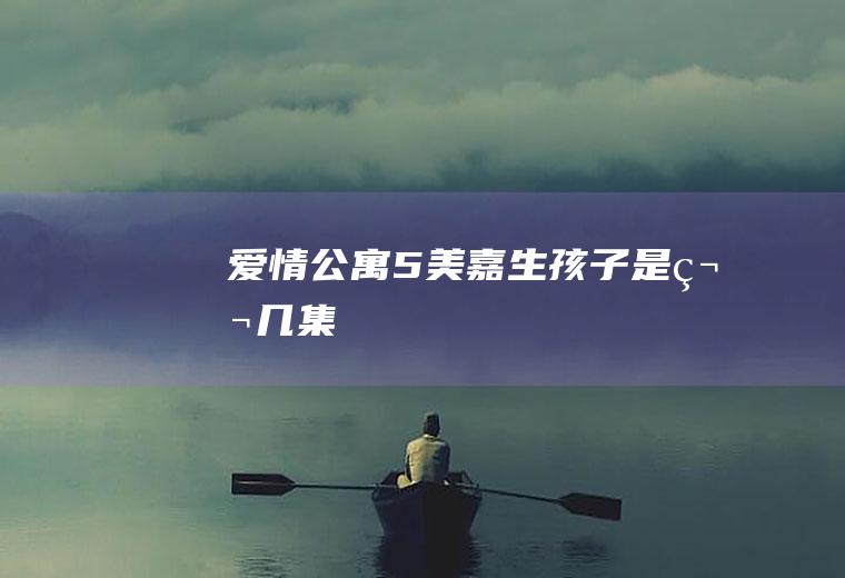 爱情公寓5美嘉生孩子是第几集