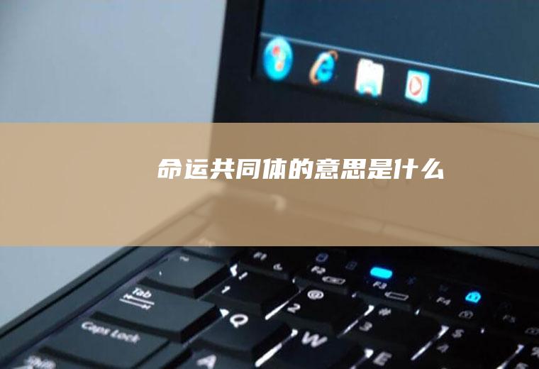 命运共同体的意思是什么