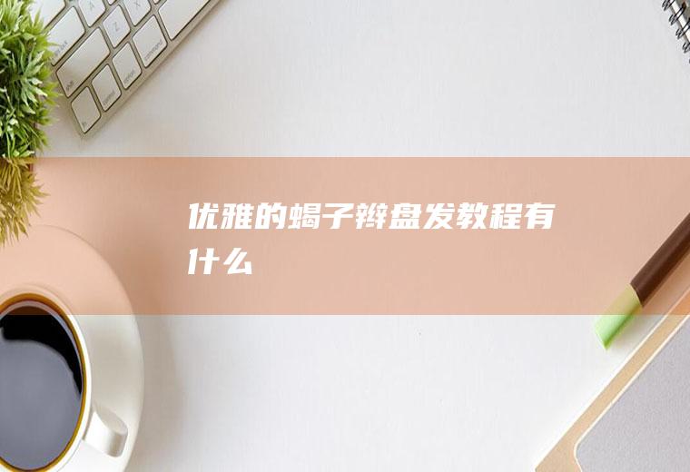 优雅的蝎子辫盘发教程有什么