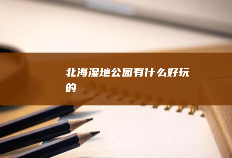 北海湿地公园有什么好玩的