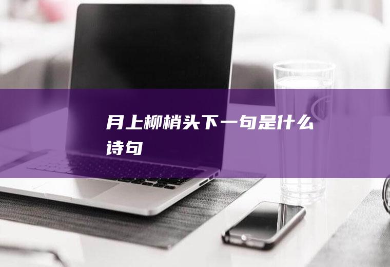 月上柳梢头下一句是什么诗句