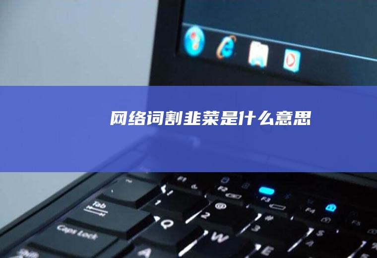 网络词割韭菜是什么意思