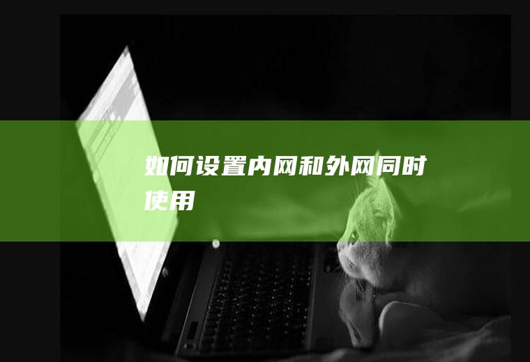 如何设置内网和外网同时使用
