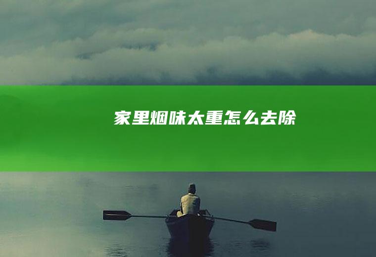 家里烟味太重怎么去除