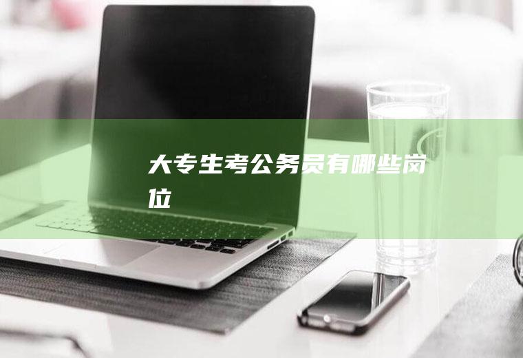 大专生考公务员有哪些岗位