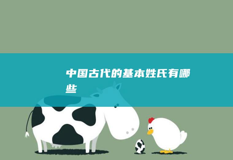 的基本有哪些