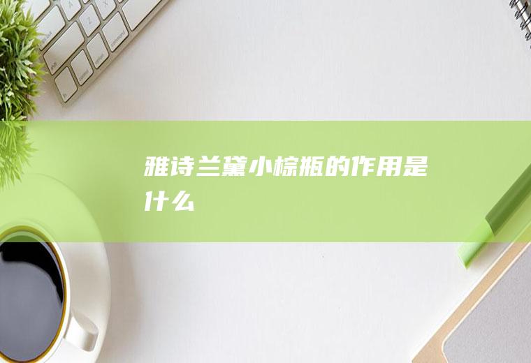 雅诗兰黛小棕瓶的作用是什么