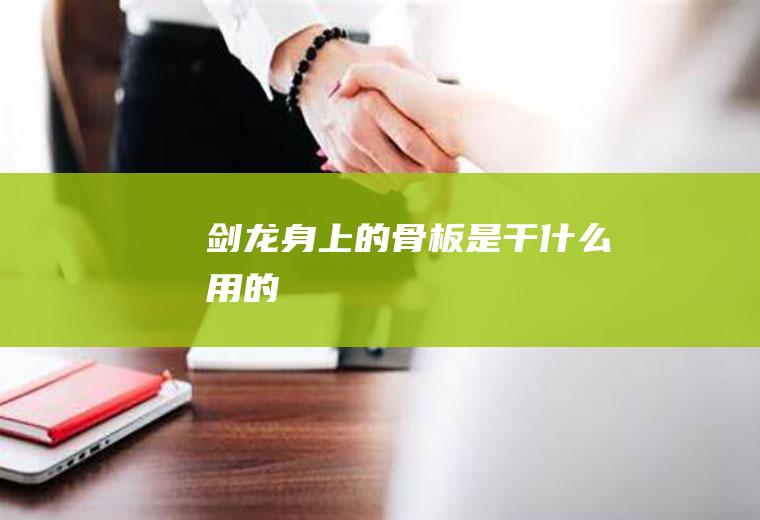 剑龙身上的骨板是干什么用的