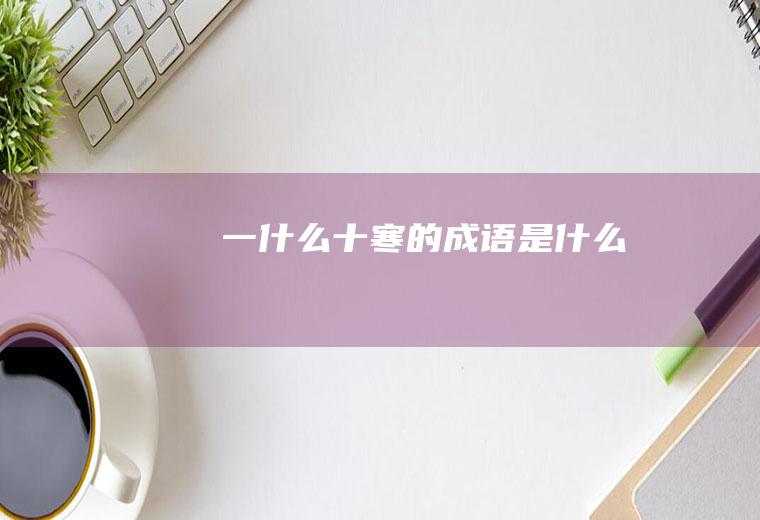 一什么十寒的成语是什么