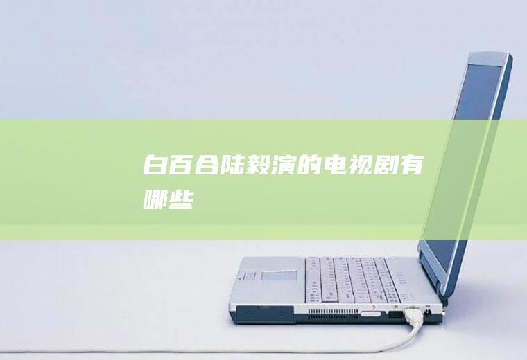 白百合陆毅演的电视剧有哪些