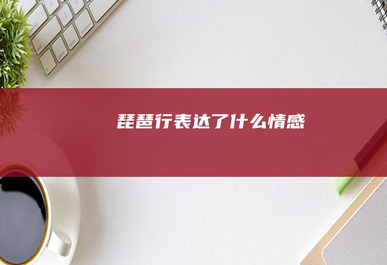 《琵琶行》表达了什么情感