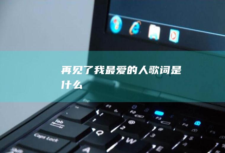 《再见了我最爱的人》歌词是什么