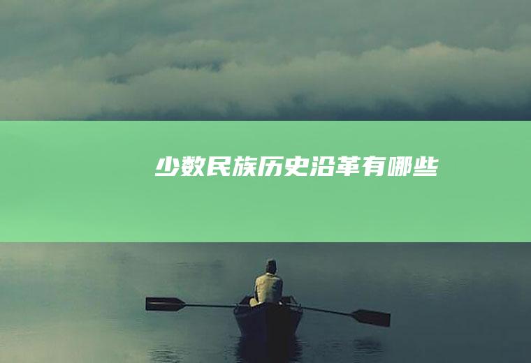 少数民族历史沿革有哪些