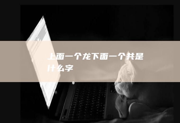 上面一个龙下面一个共是什么字