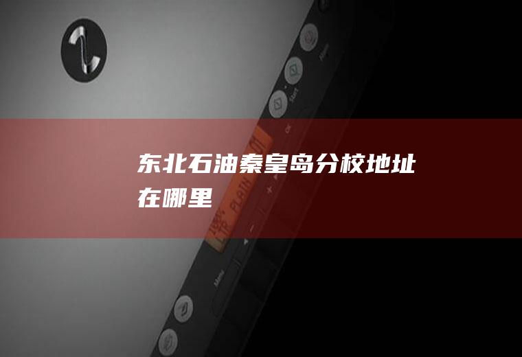 东北石油秦皇岛分校地址在哪里