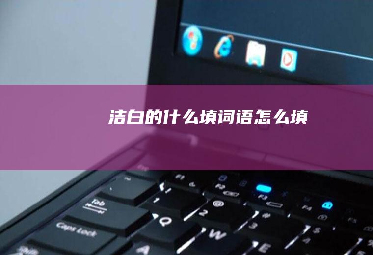 洁白的什么填词语怎么填