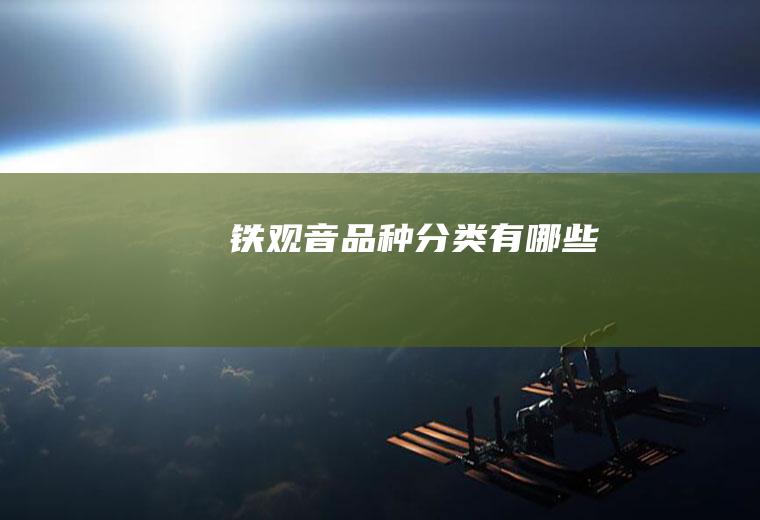 铁观音品种分类有哪些