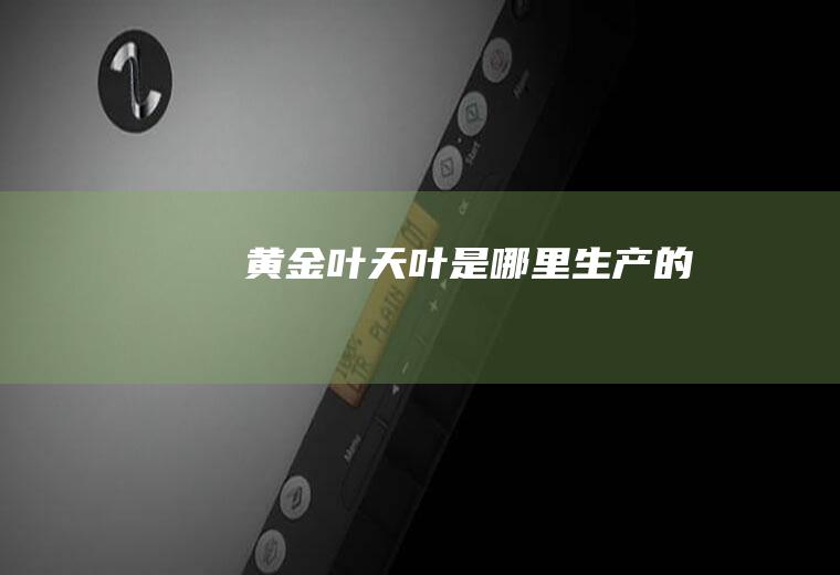 黄金叶天叶是哪里生产的