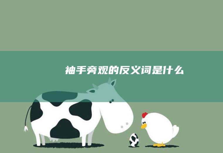 袖手旁观的反义词是什么