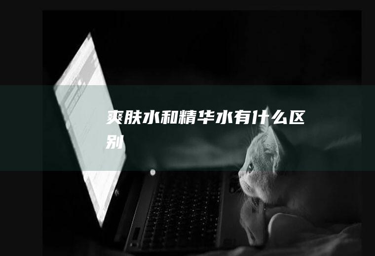 爽肤水和精华水有什么区别