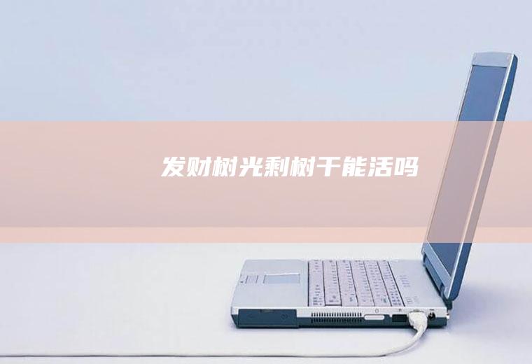 发财树光剩树干能活吗