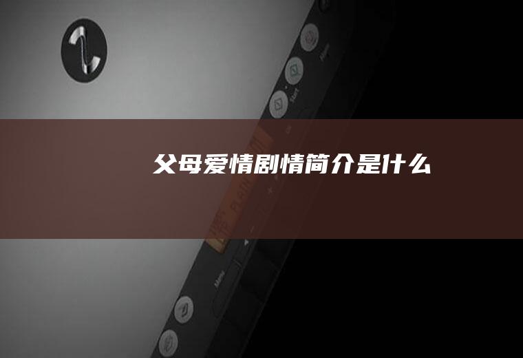 《父母爱情》剧情简介是什么
