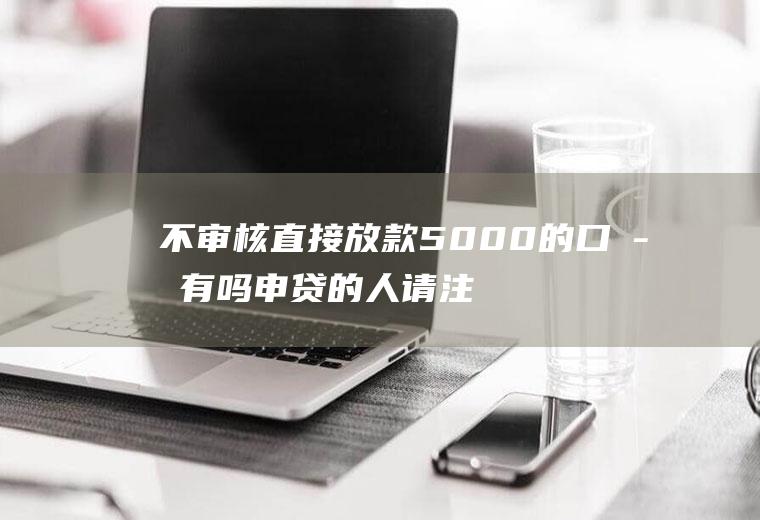 不审核直接放款5000的有吗申贷的人请注
