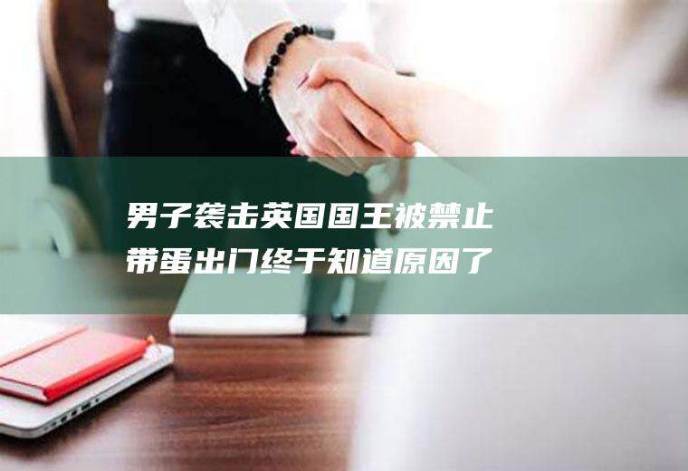 男子袭击英国国王被禁止带蛋出门终于知道原因了