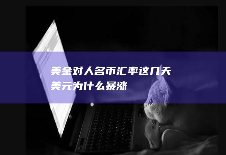 美金对人名币汇率这几天美元为什么暴涨