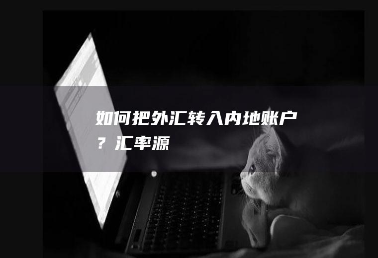 如何把外汇转入内地账户？汇率源