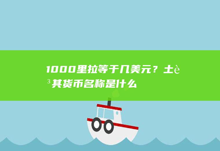 1000里拉等于几美元？土耳其货币名称是什么？