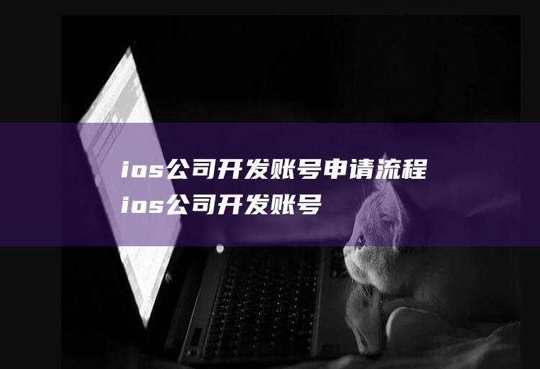 ios公司开发账号申请流程ios公司开发账号申请流程图