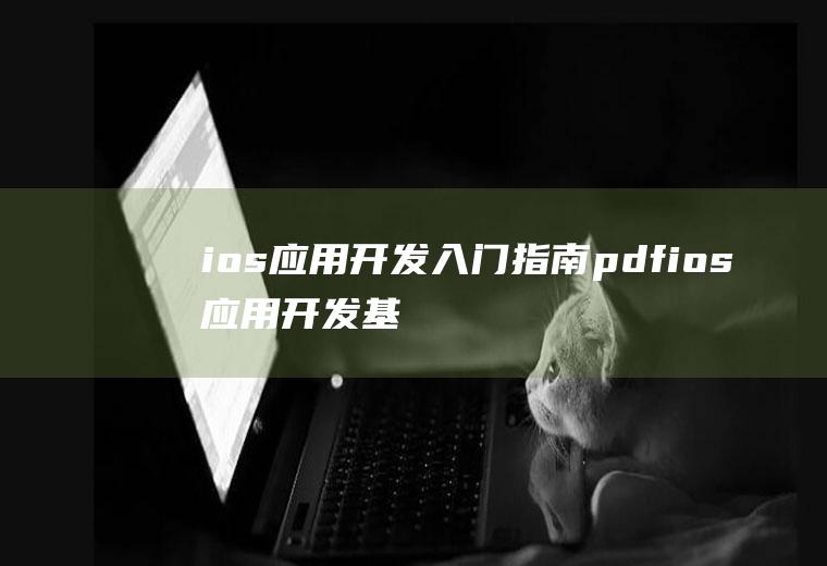 ios应用开发入门指南pdfios应用开发基础教程