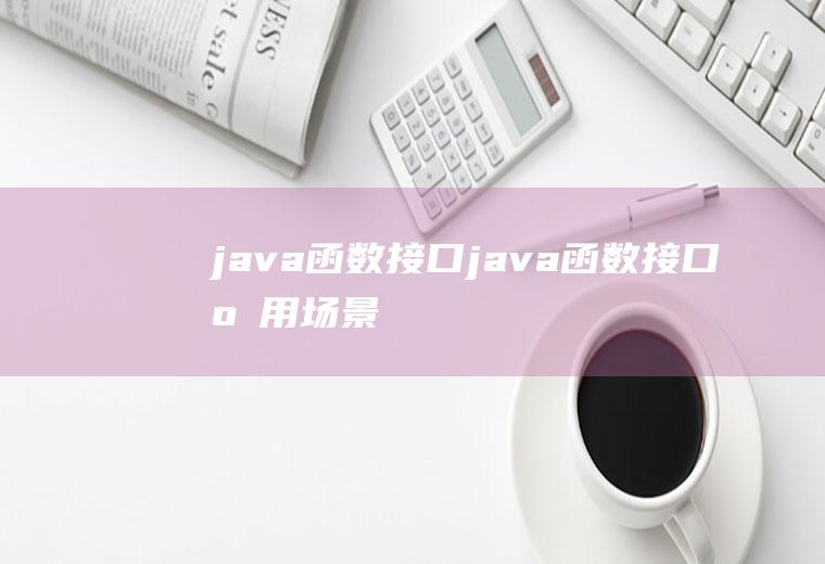 java函数接口java函数接口应用场景