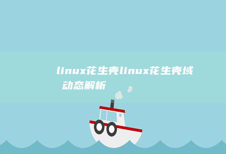 linux花生壳linux花生壳域名动态解析
