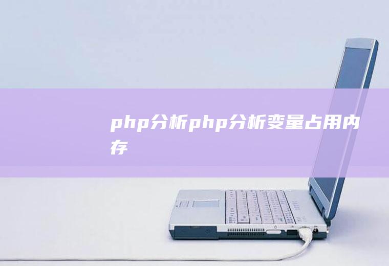 php分析php分析变量占用内存