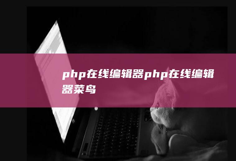 php在线编辑器php在线编辑器菜鸟