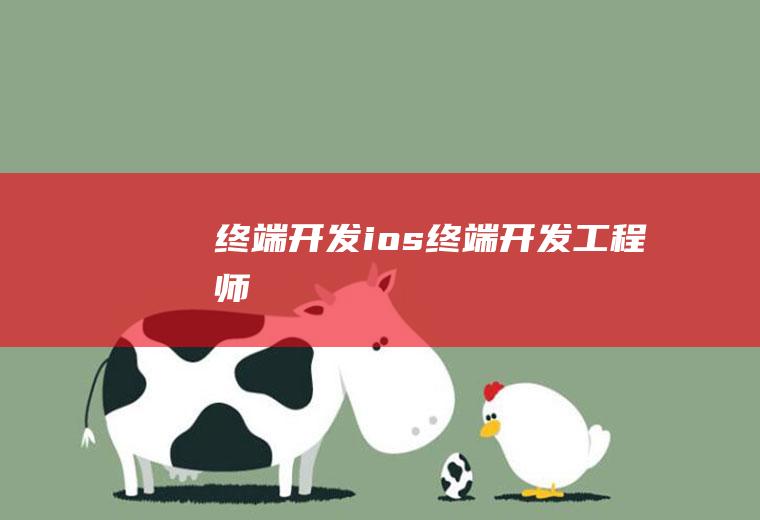 终端开发ios终端开发工程师