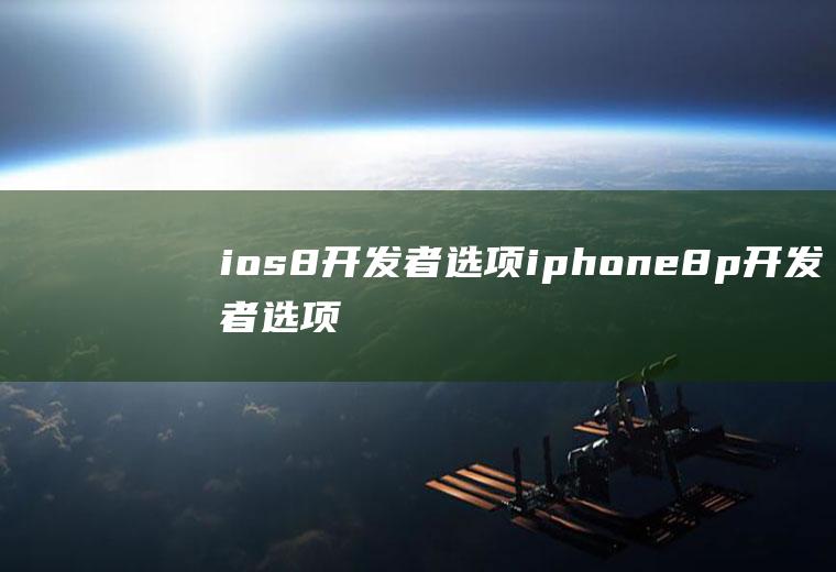 ios8开发者选项iphone8p开发者选项