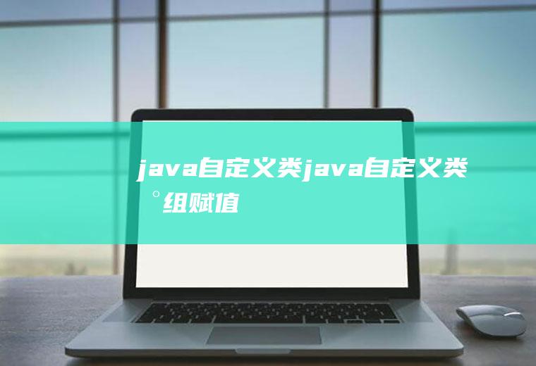 java自定义类java自定义类数组赋值