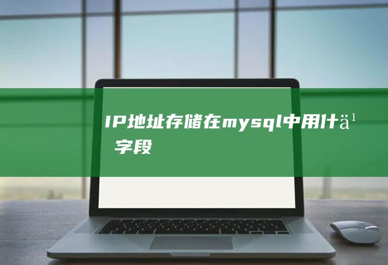 IP地址存储在mysql中用什么字段