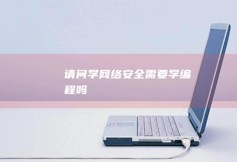 请问学网络安全需要学编程吗