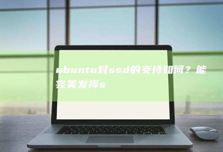ubuntu对ssd的支持如何？能完美发挥ssd的性能吗