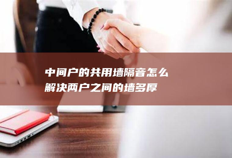 中间户的共用墙隔音怎么解决(两户之间的墙多厚隔音)