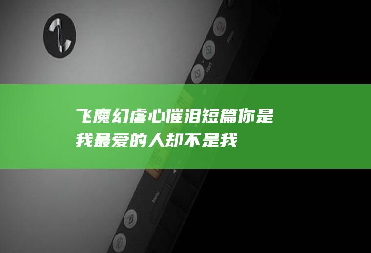 飞魔幻虐心催泪短篇：你是我最爱的人,却不是我的爱人