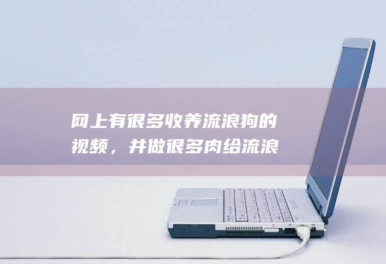 网上有很多收养流浪狗的视频，并做很多肉给流浪狗吃，你怎么看(流浪狗为什么会跟着人)