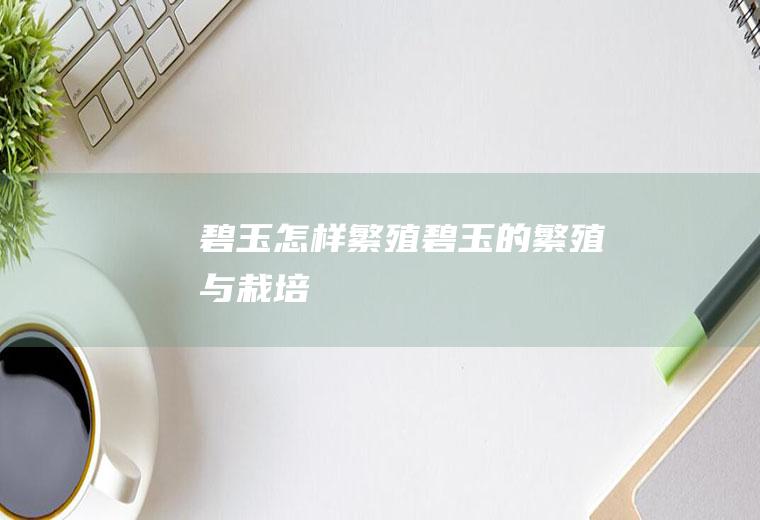 碧玉怎样繁殖(碧玉的繁殖与栽培)