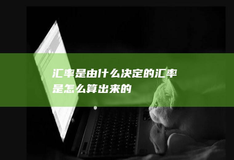 汇率是由什么决定的(汇率是怎么算出来的)